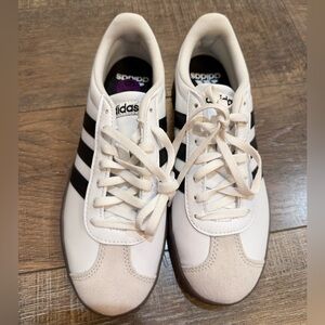 Adidas White and Black Classic Sneakers